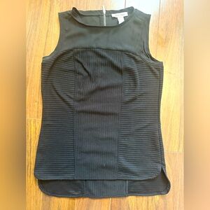 White House Black Market Sleeveless Black Blouse
